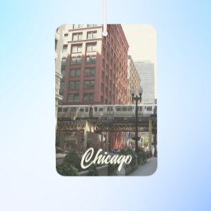 Chicago Elevated Loop Train Car Air Freshener