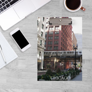 Chicago Elevated Loop Train Clipboard