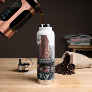 Chicago Elevated Loop Train Water Bottle