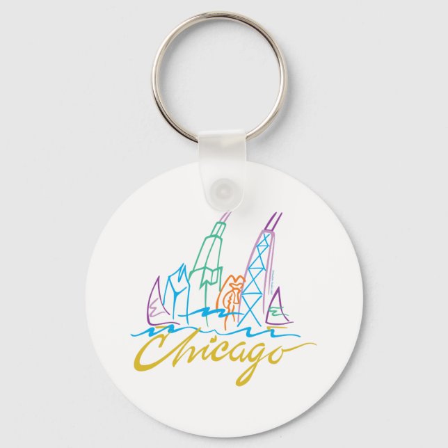 CHICAGO-EMB KEY RING (Front)