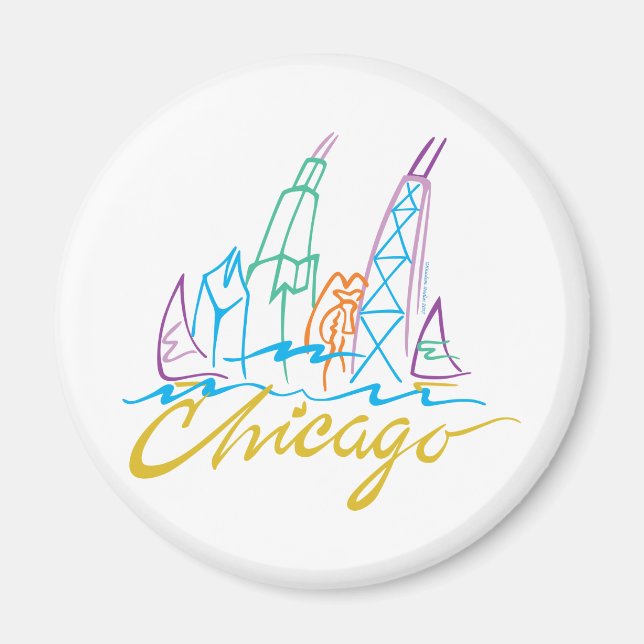 CHICAGO-EMB MAGNET (Front)