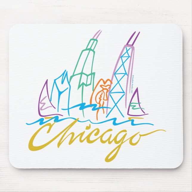 CHICAGO-EMB MOUSE MAT (Front)