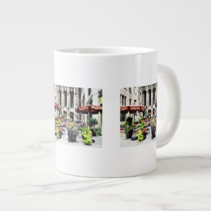 Chicago - Enjoying Lunch on the Magnificent Mile Large Coffee Mug