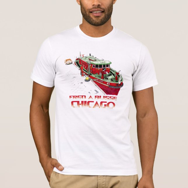 Chicago Fire Boat T-Shirt (Front)
