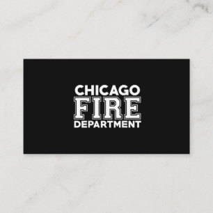 Chicago Fire Rescue Department Firefighter Business Card