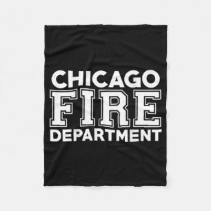Chicago Fire Rescue Department Firefighter Fleece Blanket