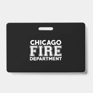 Chicago Fire Rescue Department Firefighter ID Badge