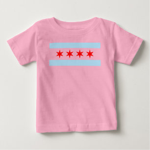 Chicago Flag Baby T-Shirt