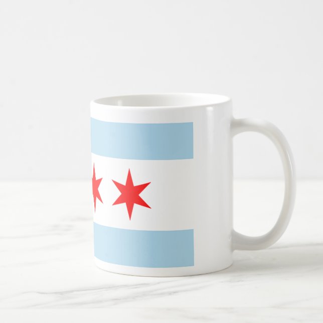 Chicago Flag Coffee Mug (Right)