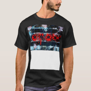 Chicago Flag Graffiti Spray Paint T-Shirt