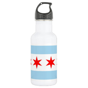 Chicago Flag, Illinois State Liberty Bottle