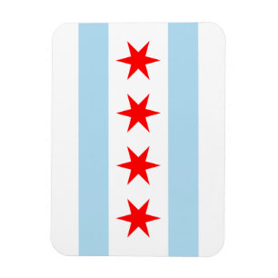 Chicago Flag Magnet