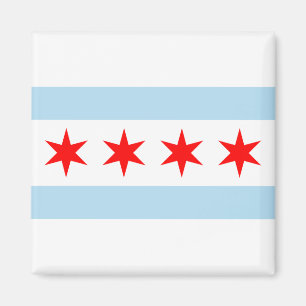 Chicago Flag Magnets