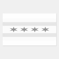 Chicago Flag Noir