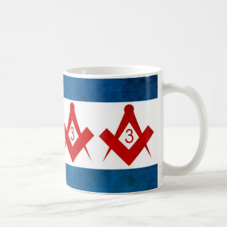 Chicago Flag / Oriental Lodge 33 Coffee Mug