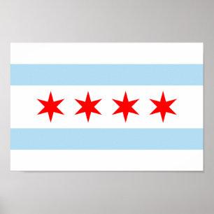 Chicago Flag Posters