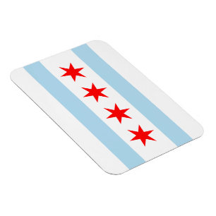 Chicago Flag Premium Flex Magnets