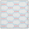 Chicago Flag Skyline Pattern