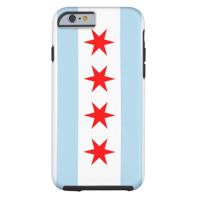 Chicago Flag Tough iPhone 6 case (Back)