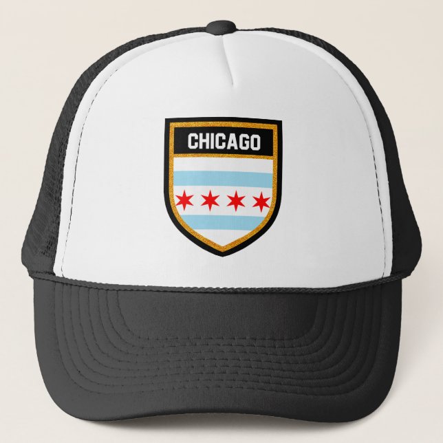 Chicago Flag Trucker Hat (Front)