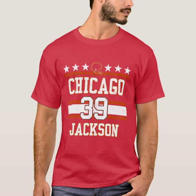 Chicago Football - 39 Jackson T-Shirt (Front)