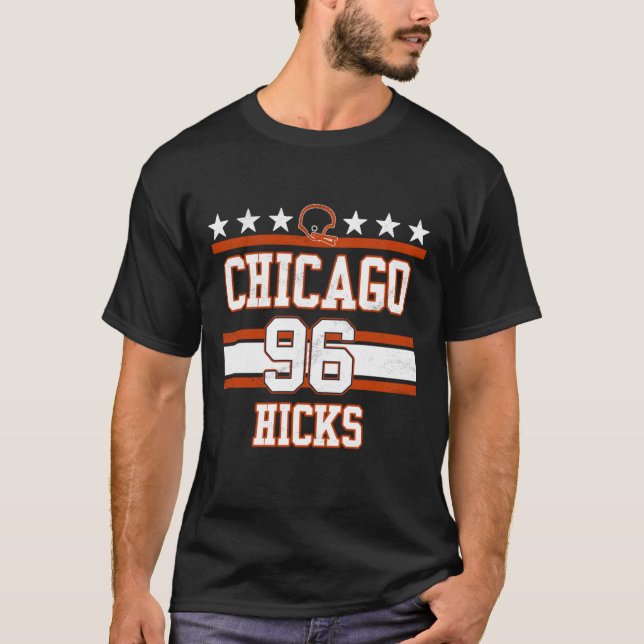 Chicago Football 96 Hicks T-Shirt (Front)
