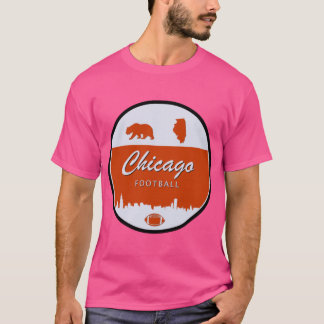 Chicago Football Minimal Circle Premium T-Shirt