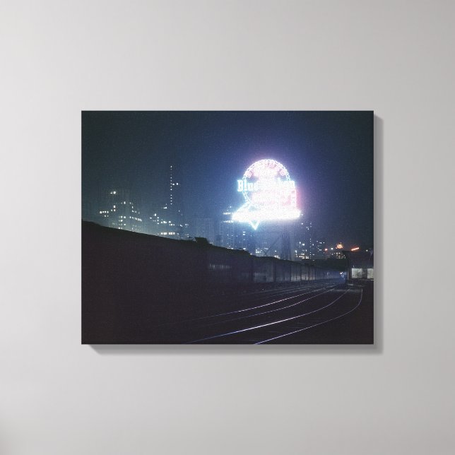 Chicago Freight Yard, 1943 Canvas Print (Front)