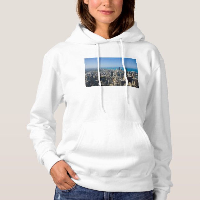Chicago From Above Hoodie (Front)