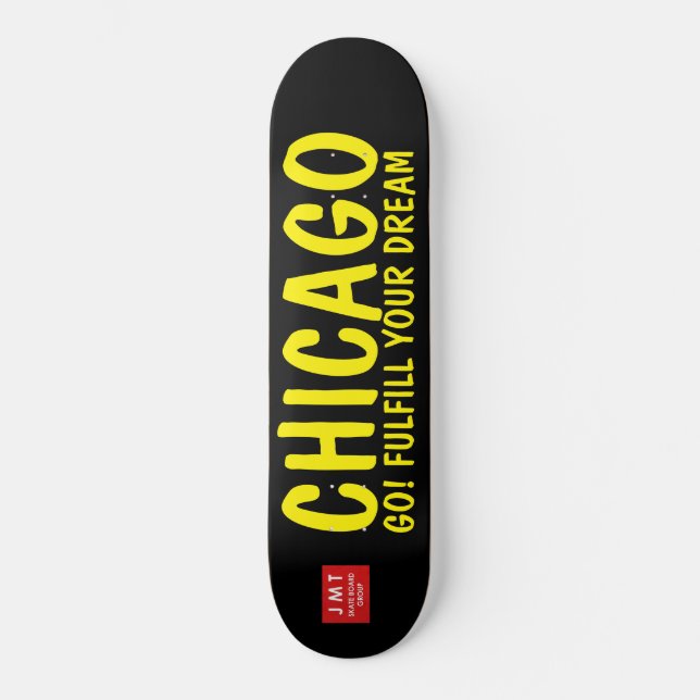 CHICAGO GO!! SKATEBOARDS / JMT SKATEBOARDS (Front)