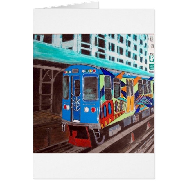 Chicago Graffiti El Train (Front)