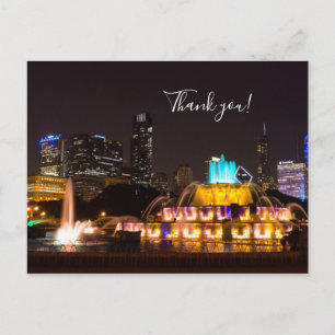 Chicago Grant Park Thank You Postcard