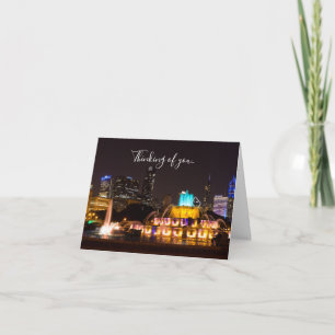Chicago Grant Park Thinking Of You Card