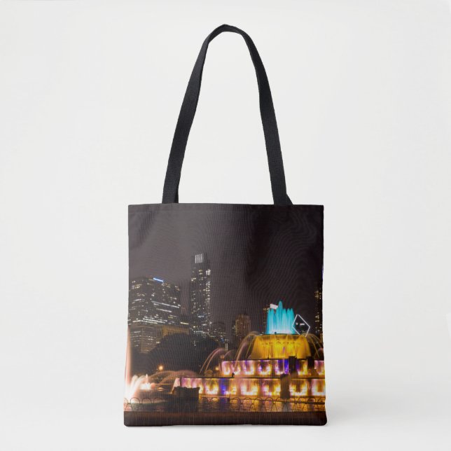 Chicago Grant Park Tote Bag (Front)