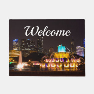 Chicago Grant Park Welcome Doormat