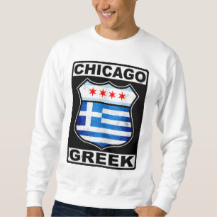 Chicago Greek American Shield Sweatshirt