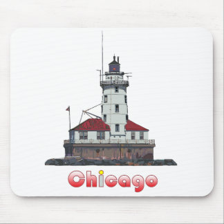 Chicago Harbour Light Mouse Mat