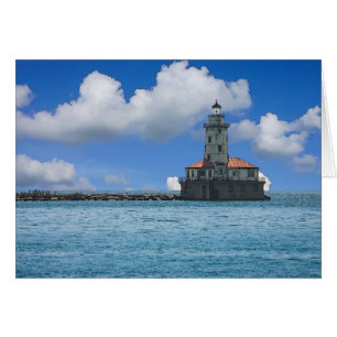 Chicago Harbour Lighthouse Painterly