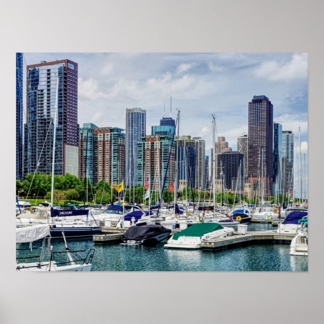 Chicago Harbour Poster (Front)