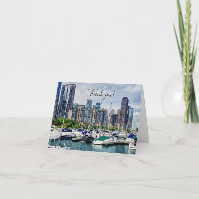 Chicago Harbour Thank You Card (Front)