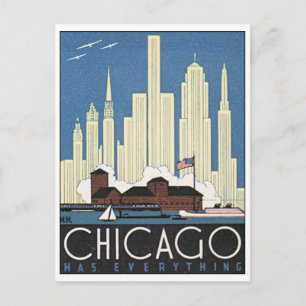 Chicago Has Everything Postcard