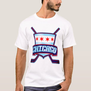 Chicago Hockey T-Shirt Customisable Name & Number