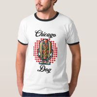 Chicago Hot dog Retro Pop Art