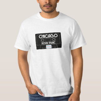Chicago House Music Cassette (Black) T-Shirt