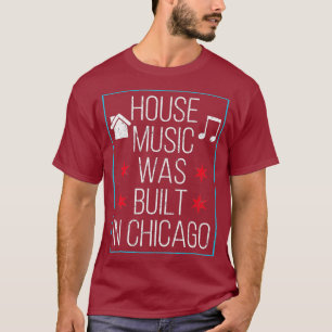 Chicago House Music Stylish Distressed DJ Disco T-Shirt