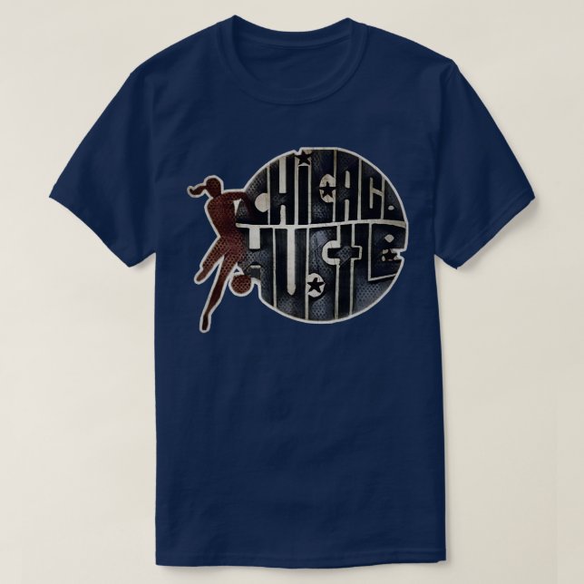Chicago Hustle Basketball T-Shirt (Design Front)
