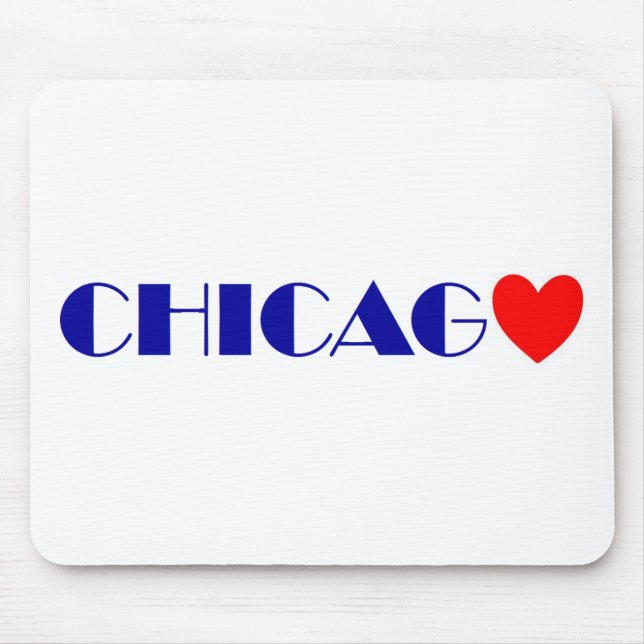 chicago i like mouse mat (Front)
