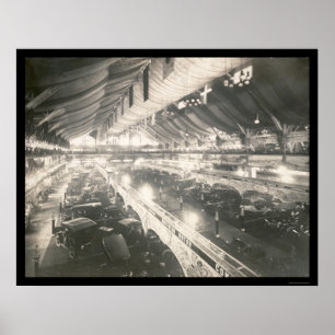 Chicago, IL Auto Show Photo 1907 Poster