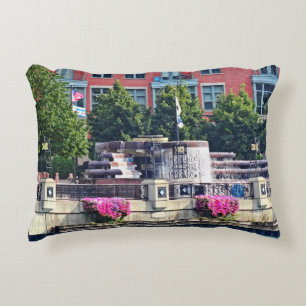 Chicago IL - Centennial Fountain Closeup Decorative Cushion