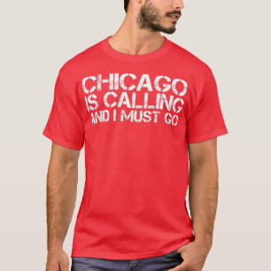 CHICAGO IL ILLINOIS Funny City Trip Home Roots USA T-Shirt
